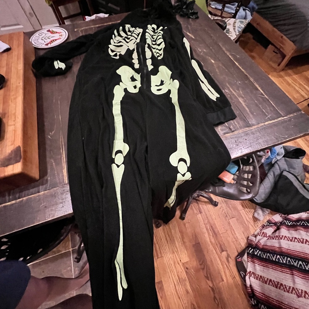 Skeleton onesie